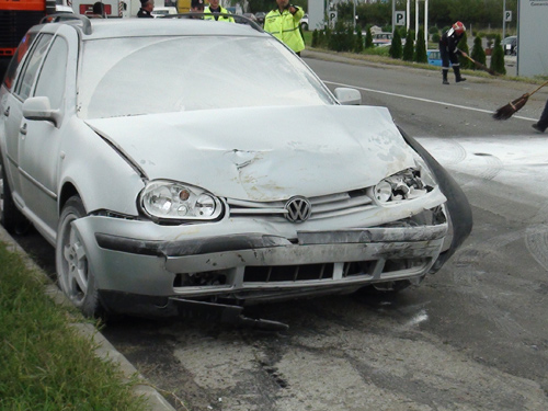Aaccident intrare Baia Mare (c) eMM.ro 